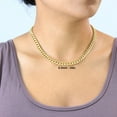 thumbnail image 3 of Nuragold 10k Real Yellow Gold Miami Cuban Link 6.5mm Chain Necklace (16"-30") Italian Jewelry for Men & Women, 3 of 11