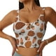 thumbnail image 1 of Balery Pinecone Autumn Pattern Sujetadores deportivos con espalda cruzada para mujer, acolchados, sin costuras, de alto impacto, ideales para yoga, gimnasio, entrenamiento y fitness.-Large, 1 of 8