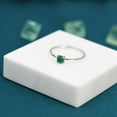 thumbnail image 4 of Natural Green Onyx Gemstone Ring, Round Cut Ring, Womens Ring, 925 Sterling Silver Ring Wedding Gift For Him, 4 of 6