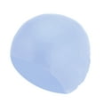 thumbnail image 1 of Gorro de natación de silicona impermeable de color sólido azul de 1 pieza de Bargains Únicos, 1 of 5