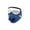 D005- Royal Blue, variant on Workout Cycling Face Mask, Exercise Mask, Full Face Respirator Mask, Face Mask with Visor, Rose Magenta 1Pc with Detachable Eye, Anti-Fog Design, Replaceable Filters, 14X6X5 Inch