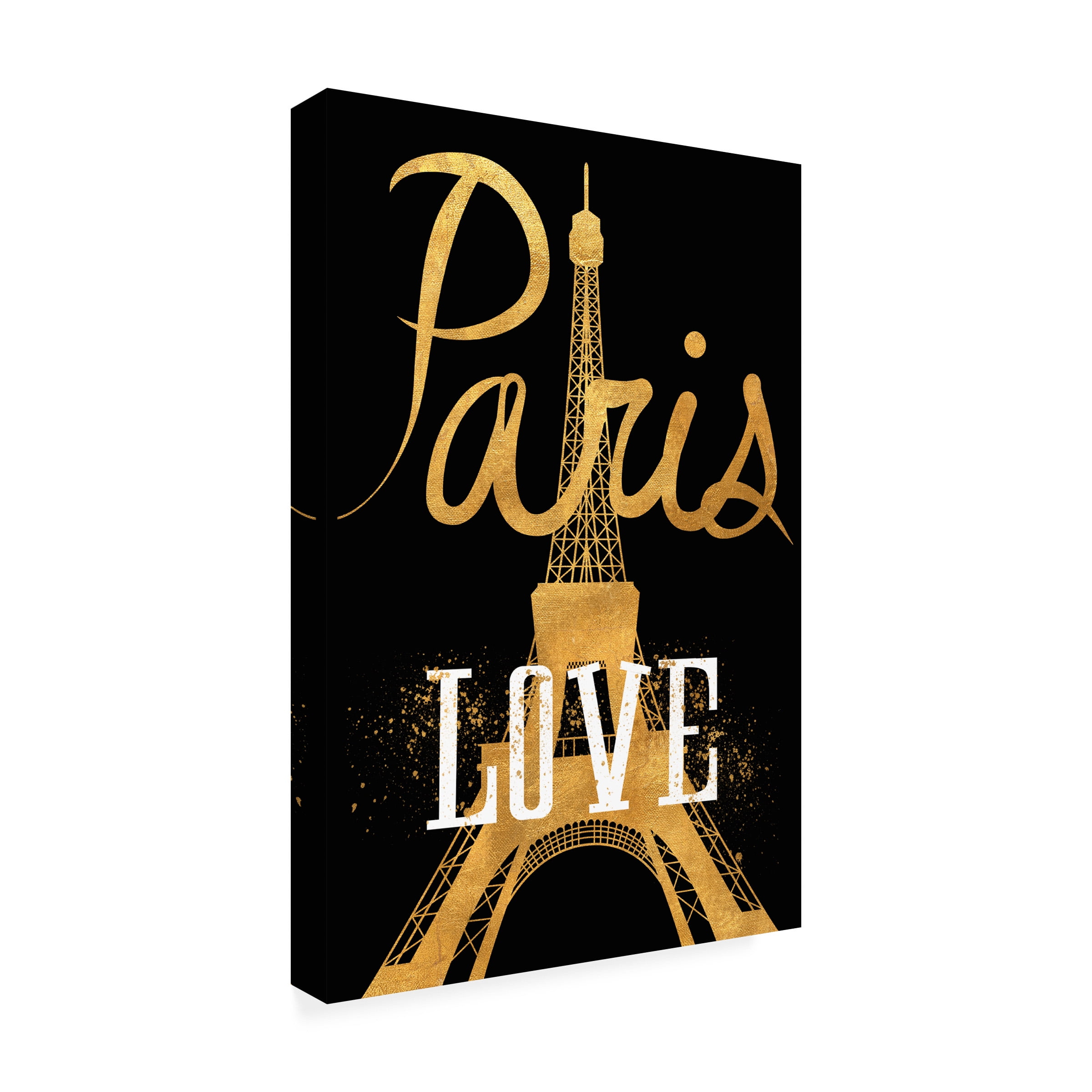 Trademark Fine Art 'Paris Love' Canvas Art by Lisa Powell Braun