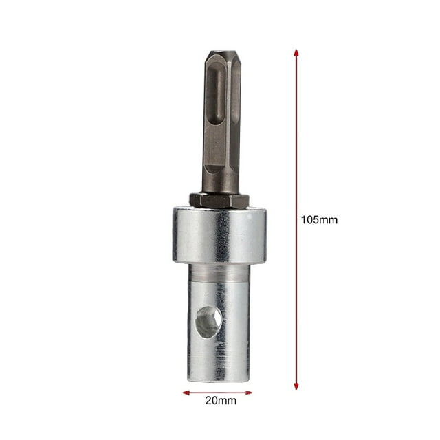 Square Round Shank Drill Bit Adapter for Electric Hammer Convert To Hole Drill Square Shank