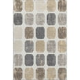 thumbnail image 2 of Addison Rugs Mayfield Premium Machine Washable Transitional Geometric Ivory Rectangle Rug, 3' x 5', 2 of 7