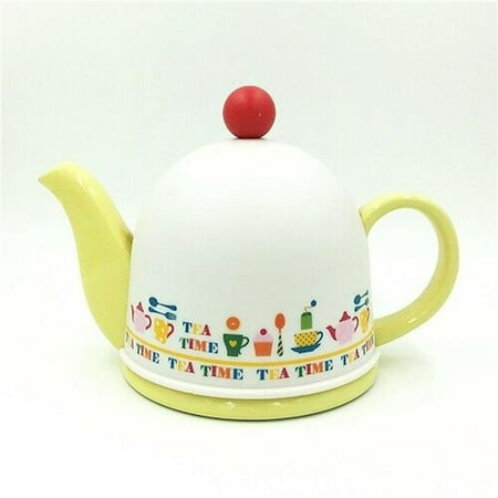 

Mr. MJs HO-SFYT027S-YELLOW Colourful Tea Time Cover & Yellow Teapot with Infuser