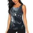 thumbnail image 2 of Picia Forest Black Ghost Warrior Pattern Women's Workout Tank Top,Breathable Activewear,Slim Fit Athletic Top,Versatile Workout Moisture-wicking top-X-Large, 2 of 9