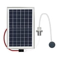 thumbnail image 1 of Fish Tank Aquarium Air Pump Tempered Glass Panel Solar Oxygen Dispenser Oxygen Pump Aeration Air Volume Fish Pond Pump Fish ,Multi-Install Methods, 1 of 7