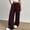 Wine, variant on SwiftWear Women’s Plaid Drawstring Pants Elastic Waist Wide Leg Trousers with Pockets, Loose Fit Casual & Comfortable Baggy Pants
