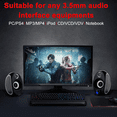 thumbnail image 4 of Computer Speakers, PC Powered Speakers USB Speaker Monitor Speakers, 4 of 5