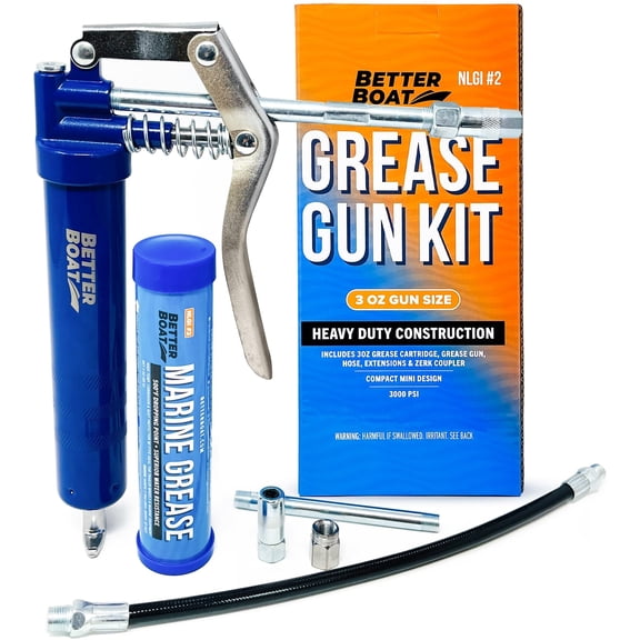 Better Boat 3oz Mini Grease Gun Kit, Grease Gun