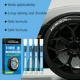 thumbnail image 4 of Homonth White tire paint pen, car tire paint pen, non-fading, creative DIY oil-based pen for painting, 4 of 7