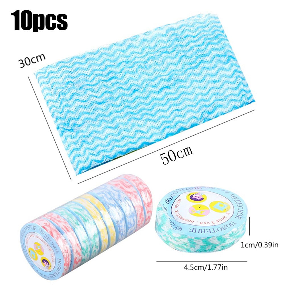 10pcs Magic compressed Bath Face Travel Reusable Towels Washcloths Disposable 