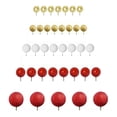 thumbnail image 4 of 50 bolas para decorar tartas, mini globos, palillos para tartas, palitos para cupcakes y adornos. Rojo, 4 of 9