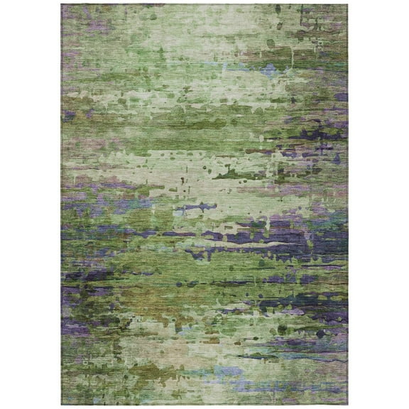 Dalyn Rugs Machine Washable Indoor/Outdoor Chantille ACN2035 Green 2'6" x 3'10" Rug