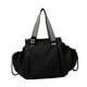 thumbnail image 4 of Bolso de hombro para mujeres Fashion Bolsa de cuna transformable para viajes de vacaciones de primavera Negro, 4 of 8