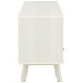 thumbnail image 6 of SAFAVIEH Alatar Farmhouse 3 Drawer 1 Shelf Media Stand, White (58.7 in. W x 15.2 in. D x 23.8 in. H), 6 of 15