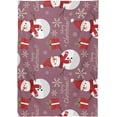 thumbnail image 2 of Coolnut Christmas Snowman Tablecloth, Waterproof Washable Polyester Square Table Cover, Durable Tablecloth for Kitchen Dining Table Party Decor, 60"X 60", 2 of 7