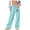 Blue, variant on WIZUTIZ Womens Work Pants Plus Size Leisure Relaxed Fit Wide Leg Sweatpants Elastic Stretch High Rise Sweatpants Heart Print Drawstring with Pockets Pants Tiktok Trend Items Graduation Pink