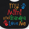 thumbnail image 4 of Inktastic My Mimi and Grandpa Love Me Boys or Girls Baby Bib, 4 of 4
