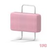 Kidsbuddy 23.6" Bed Rails for Toddlers Foldable Portable Kids Bed Rail Guard 5 Hole Height Adjustable Toddler Bed Rails, 1PC, Pink