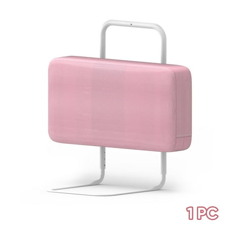 Kidsbuddy 23.6" Bed Rails for Toddlers Foldable Portable Kids Bed Rail Guard 5 Hole Height Adjustable Toddler Bed Rails, 1PC, Pink
