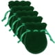 thumbnail image 1 of Bolsitas de Terciopelo VelvtyGreen 5Pzas Verde 7x9cm Terciopelo Bolsa en Forma de Calabaza., 1 of 1