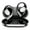 Black, variant on Open Ear Bluetooth 5.4 Earbuds, 2024 Wireless Headphones Sport Over Earphones Built-in Mic with Ear Hooks 50H Playtime Ear Buds LED Display Charging Case, Waterproof Design for Running Fitness, White