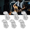 thumbnail image 4 of Guitar Tuning Keys, Guitar Machine Head Silver 6 String Tuner Head 0.7in Handle Width With Screws For Replacing Old And Damaged Parst For Most Guitars 6 Right Peg Set,6 Left Peg, 4 of 8