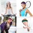 thumbnail image 3 of Diadema Para Mujeres Y Hombres Diadema Ancha Elástica Banda Para El Sudor Transpirable Antideslizante Diademas Deportivas Para Correr Senderismo Fitness Y Yoga Eigraketly OD015084-02, 3 of 6