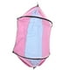 thumbnail image 5 of Hamaca con mosquitera para exteriores con puntal automático de tela de paracaídas, antivuelco, color azul claro y rosa, 5 of 8