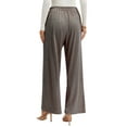 thumbnail image 3 of TEMOFON Womens Wide Leg Palazzo Pants with Pockets High Waist Flowy Loose Trousers Adjustable Knot Casual Lounge Pants, 3 of 7
