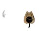 thumbnail image 1 of Escultura De Gato Pingüino, Figura Coleccionable, Artesanía, Adorno Decorativo, Estatua De Animal De Resina, Reloj De Pared Colgante, Bonito, Silencioso, Para Mesa, Dormitorio, Oficina,, 1 of 8