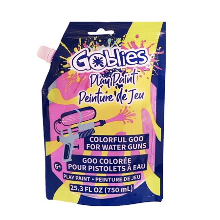 Goblies Play Paint for Water Guns 25.3 fl. Oz. (Pink)