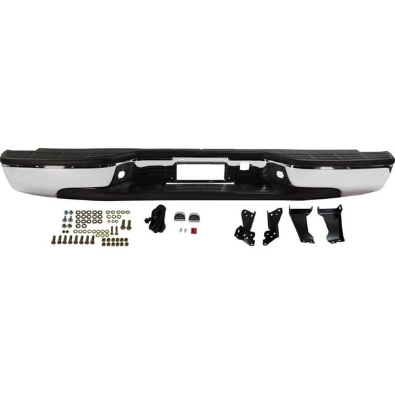 Rear Step Bumper Assembly For 1999-2006 Silverado GMC Sierra 1500 Fleetside