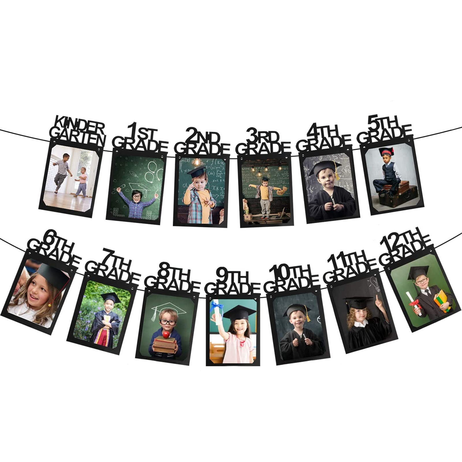 Graduation Banner Decorations, Large Congratulations Congrats Grad Banner Background, Class Of...