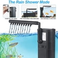 thumbnail image 3 of Aquarium Filter Pump for 5 10 20 Gallon Tank Crystal 120GPH Biochemical Filtration Submersible Betta Fish Tank Filters Quiet Air Pump w/Carbon Cartridge 2 in 1 TARARIUM, 3 of 7