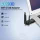 thumbnail image 3 of Adaptador USB WiFi6 AX900 2.4G 5Ghz WiFi Bluetooth 5.4 Dongle WiFi 4 Antenas -MIMO Receptor de Tarjeta Inalámbrica para PC/Portátil, 3 of 9