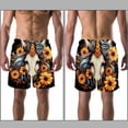 thumbnail image 3 of luoweisi Men's Beach Shorts Quick Dry Swim Trunks with Mesh Lining Sunflower Unicorn S, 3 of 5