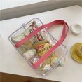 thumbnail image 2 of Almacenamiento Aseo Transparente PVC Bolsas Al Aire Libre Gran Capacidad Mano, 2 of 9