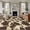 Beige Brown, variant on Boho Middle Century Area Rugs 2x3 for Living Room, Abstract Modern Color Block Geometric Non Slip Washable Rug Runner, Low Pile Indoor Floor Carpet Mat Bathroom Rugs for Bedroom, Kids Room