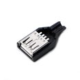 thumbnail image 5 of 10 conjuntos tipo A hembra USB 4 pin enchufe conector para W/negro plástico C Feliz Sencillez, 5 of 5