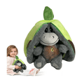 thumbnail image 4 of Muñecos De Peluche De Burrito Con Capa Belug  verde, 4 of 5