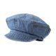 thumbnail image 4 of Gorra plana moderna y creativa para vendedor de periódicos, ideal para acampar, conducir, cumpleaños, damas y actividades al aire libre. Azul claro, 4 of 9