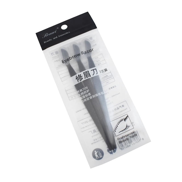 3pcs/set Eyebrow Razor Facial Hair Remover Eyebrow Trimmer Makeup Knife Shaper For Women