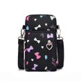 thumbnail image 1 of Factory Direct Crossbody Mobile Phone Bag Vertical Fabric Mini Small Bag Wrist Arm Mobile Phone Bag Three-Layer Coin Wallet, 1 of 7