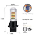 thumbnail image 1 of Luz LED para automóvil, luz de giro bicolor, luz de circulación diurna BA15S T20 7440 2835 42SMD con traje de decodificación, 1 of 4