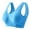 Blue, variant on WCJM Padded Large Bust Sports Bra for Women High Support Racerback Run Soft Womens Underwear(Pink,3XL）