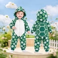 thumbnail image 5 of LIIPEE Baby Casual Cartoon Animal Zip Up Jumpsuit Boys Girls Fall Winter Cozy Cute Long Sleeve Hooded Romper, 5 of 6
