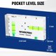thumbnail image 2 of Magnético Pocket Level WORKPRO de nivel pequeño con 2 burbujas, 2 of 9