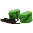 thumbnail image 1 of 1 par de zancos para saltar de plástico para exteriores, zapatos de entrenamiento de equilibrio para niños, andador de juguete (verde), 1 of 2